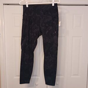 #373 3/$18 - Reebok Black/Gray Leggings Size Medium